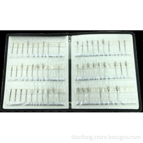 1407T High Quality Carbide Burr Sample Wallet Dental Carbide Bur HP Sample Set